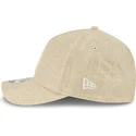 beige-bojd-skarm-snapback-keps-9forty-m-crown-a-frame-cotton-weave-los-angeles-dodgers-mlb-fran-new-era