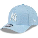 ljusbla-bojd-skarm-snapback-keps-9forty-m-crown-a-frame-cotton-weave-new-york-yankees-mlb-fran-new-era