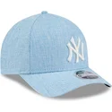 ljusbla-bojd-skarm-snapback-keps-9forty-m-crown-a-frame-cotton-weave-new-york-yankees-mlb-fran-new-era