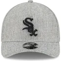 gra-kurvad-snapback-keps-9forty-m-crown-a-frame-cotton-weave-fran-chicago-white-sox-mlb-av-new-era