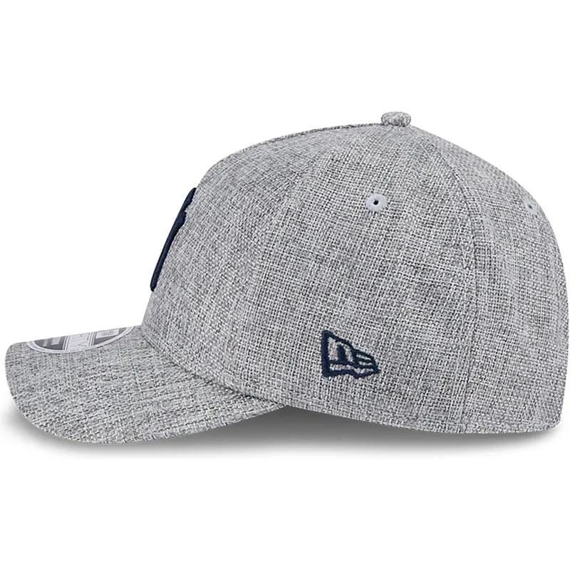 gra-kurvad-snapback-keps-med-marinbla-logotyp-9forty-m-crown-a-frame-cotton-weave-fran-new-york-yankees-mlb-av-new-era