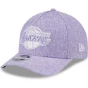 lila-bojd-snapback-keps-9forty-m-crown-a-frame-cotton-weave-los-angeles-lakers-nba-fran-new-era
