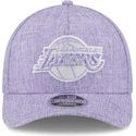 lila-bojd-snapback-keps-9forty-m-crown-a-frame-cotton-weave-los-angeles-lakers-nba-fran-new-era