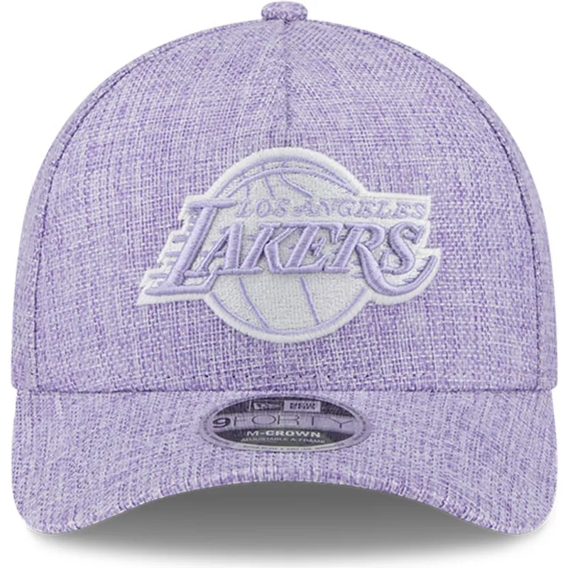 violett-bojd-keps-snapback-9forty-m-crown-a-frame-cotton-weave-fran-los-angeles-lakers-nba-fran-new-era