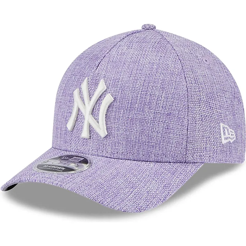 violett-bojd-keps-snapback-9forty-m-crown-a-frame-cotton-weave-fran-new-york-yankees-mlb-av-new-era