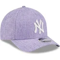 violett-bojd-skarm-snapback-keps-9forty-m-crown-a-frame-cotton-weave-new-york-yankees-mlb-fran-new-era