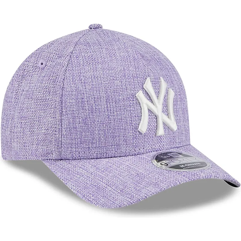violett-bojd-keps-snapback-9forty-m-crown-a-frame-cotton-weave-fran-new-york-yankees-mlb-av-new-era