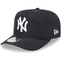 new-york-yankees-mlb-new-era-justerbar-svart-krokt-skarm-golfer-everyday-nylon-keps