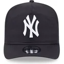 new-york-yankees-mlb-new-era-justerbar-svart-krokt-skarm-golfer-everyday-nylon-keps