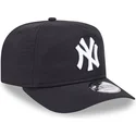 new-york-yankees-mlb-new-era-justerbar-svart-krokt-skarm-golfer-everyday-nylon-keps