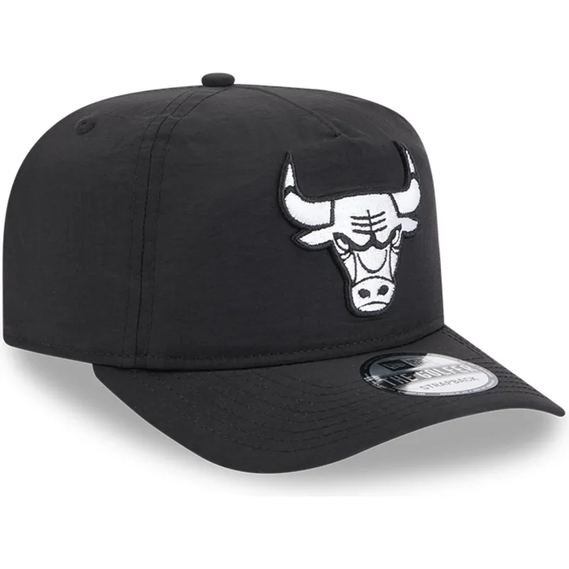 svart-justerbar-bojd-keps-golfer-everyday-nylon-fran-chicago-bulls-nba-av-new-era