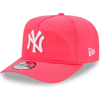 Justerbar rosa böjd keps Golfer Everyday Nylon från New York Yankees MLB av New Era