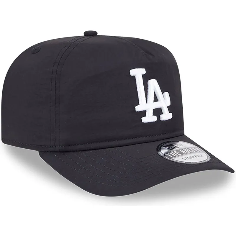 svart-bojd-justerbar-keps-golfer-everyday-nylon-fran-los-angeles-dodgers-mlb-av-new-era