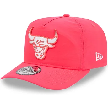 Justerbar rosa böjd keps Golfer Everyday Nylon från Chicago Bulls NBA från New Era