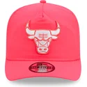chicago-bulls-nba-new-era-justerbar-rosa-kurvad-skarmkeps-golfer-everyday-nylon
