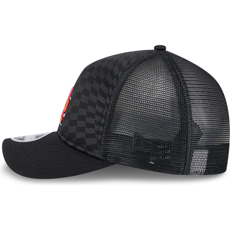 svart-trucker-keps-9forty-m-crown-a-frame-gradient-raceway-los-angeles-dodgers-mlb-fran-new-era
