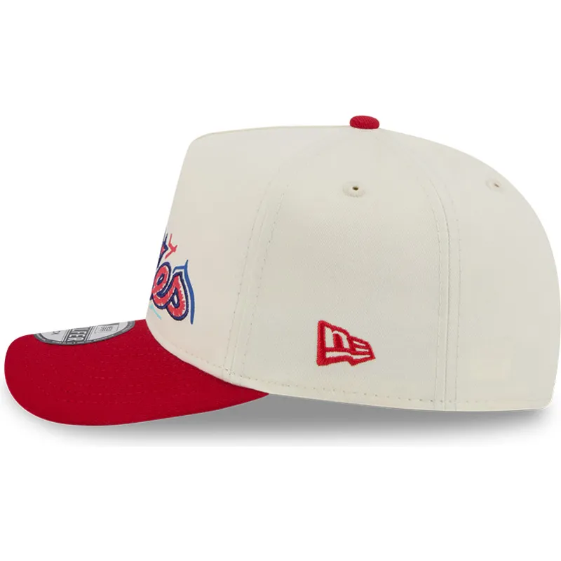 vit-och-rod-kurvad-keps-snapback-golfer-team-scribble-fran-philadelphia-phillies-mlb-av-new-era