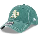 gron-bojd-justerbar-keps-9twenty-washed-contrast-fran-oakland-athletics-mlb-av-new-era