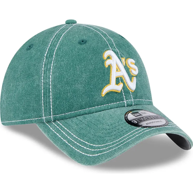 gron-bojd-justerbar-keps-9twenty-washed-contrast-fran-oakland-athletics-mlb-av-new-era