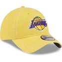 gul-bojd-justerbar-keps-9twenty-washed-contrast-fran-los-angeles-lakers-nba-av-new-era