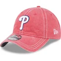 philadelphia-phillies-mlb-new-era-9twenty-rosa-justerbar-tvattad-kontrastbojd-keps
