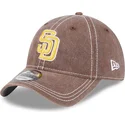 brun-bojd-justerbar-keps-9twenty-washed-contrast-fran-san-diego-padres-mlb-av-new-era