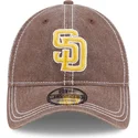 brun-bojd-justerbar-keps-9twenty-washed-contrast-fran-san-diego-padres-mlb-av-new-era