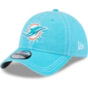 gorra-curva-azul-ajustable-9twenty-washed-contrast-de-miami-dolphins-nfl-de-new-era