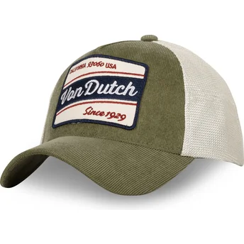 Grön och beige GRE lastbilsförarkeps från Von Dutch