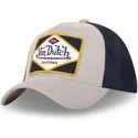 gra-och-marinbla-trucker-keps-gry-fran-von-dutch