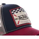 truckerkeps-marinbla-vit-och-rod-for-pojke-kidsquare16-fran-von-dutch