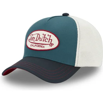 Blå och vit TERRY06 truckerkeps från Von Dutch