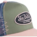gorra-trucker-gron-bla-och-rosa-used-03-fran-von-dutch