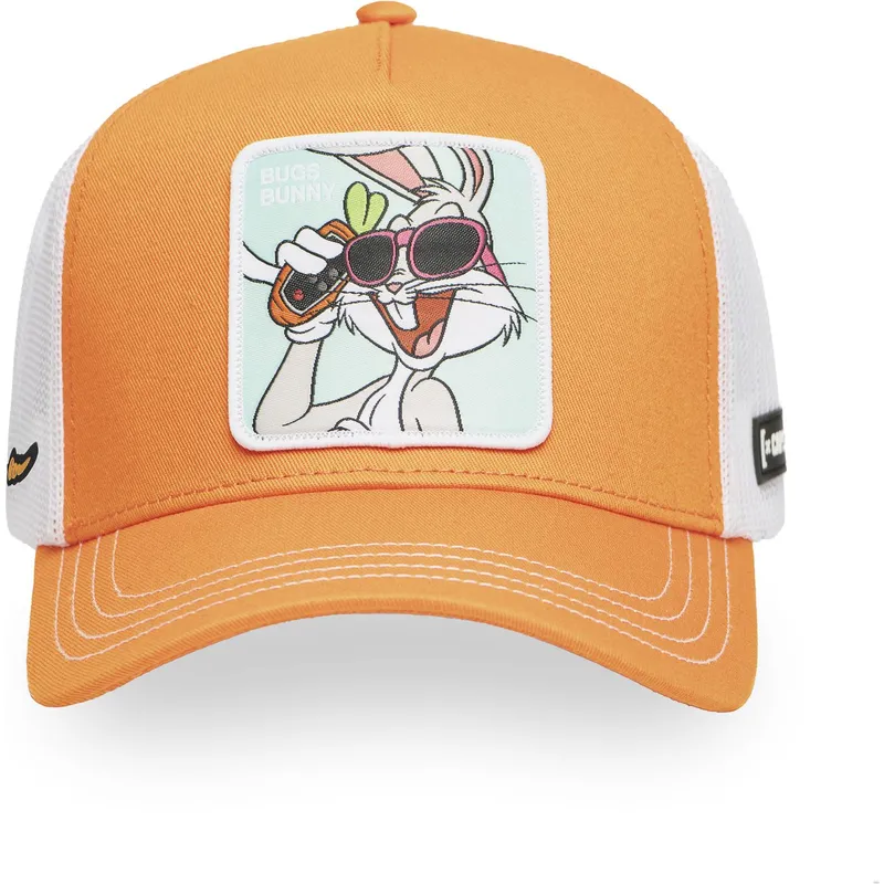 trucker-keps-orange-och-vit-bugs-bunny-loo11-bug2-looney-tunes-fran-capslab