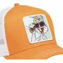 capslab-looney-tunes-bugs-bunny-loo11-bug2-orange-och-vit-truckerkeps