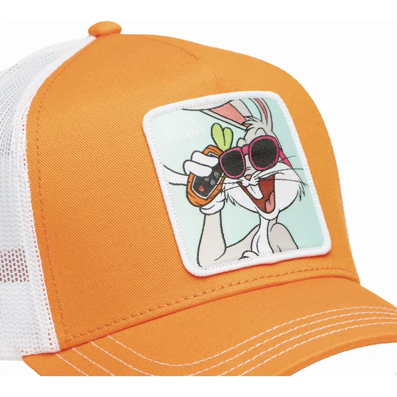 trucker-keps-orange-och-vit-bugs-bunny-loo11-bug2-looney-tunes-fran-capslab