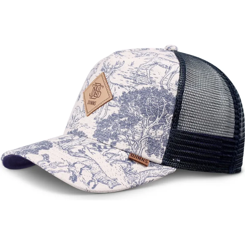 keps-trucker-marinbla-hft-deer-pattern-fran-djinns