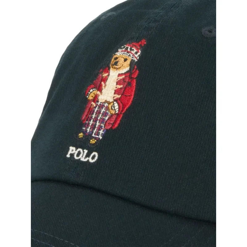 svart-justerbar-bojd-keps-classic-sport-polo-bear-fran-polo-ralph-lauren