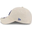 beige-justerbar-bojd-keps-med-bla-logotyp-9twenty-linen-spring-training-fan-pack-2025-fran-los-angeles-dodgers-mlb-fran-new-era
