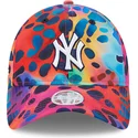 new-york-yankees-mlb-new-era-9twenty-flackar-vartraning-flaktpaket-2025-justerbar-flerfargad-bojd-keps-for-kvinnor