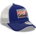 bla-och-vit-trucker-keps-9forty-a-frame-patch-spring-training-fan-pack-2025-fran-los-angeles-dodgers-mlb-av-new-era