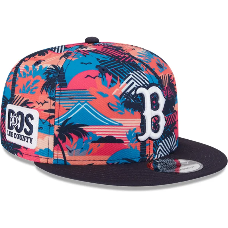 flerfargad-platt-keps-snapback-9fifty-printed-spring-training-fan-pack-2025-fran-boston-red-sox-mlb-av-new-era