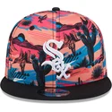 gorra-plana-multicolor-snapback-9fifty-printed-spring-training-fan-pack-2025-de-chicago-white-sox-mlb-de-new-era