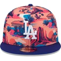 flerfargad-platt-snapback-keps-9fifty-printed-spring-training-fan-pack-2025-fran-los-angeles-dodgers-mlb-av-new-era