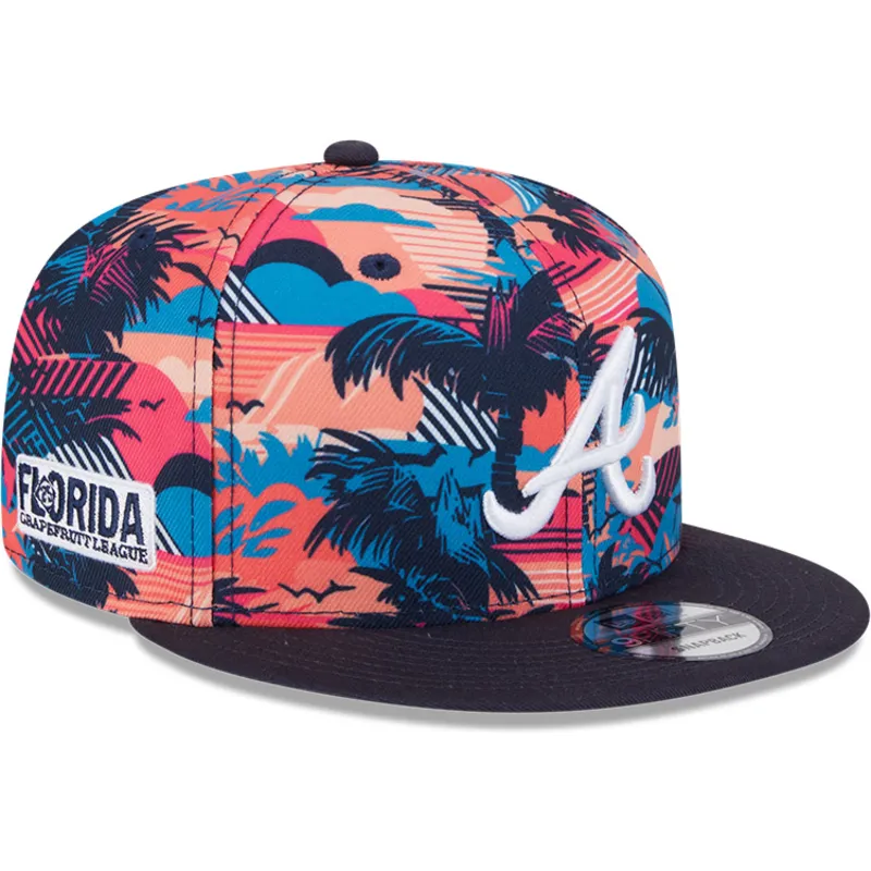 flerfargad-platt-keps-snapback-9fifty-printed-spring-training-fan-pack-2025-fran-atlanta-braves-mlb-av-new-era