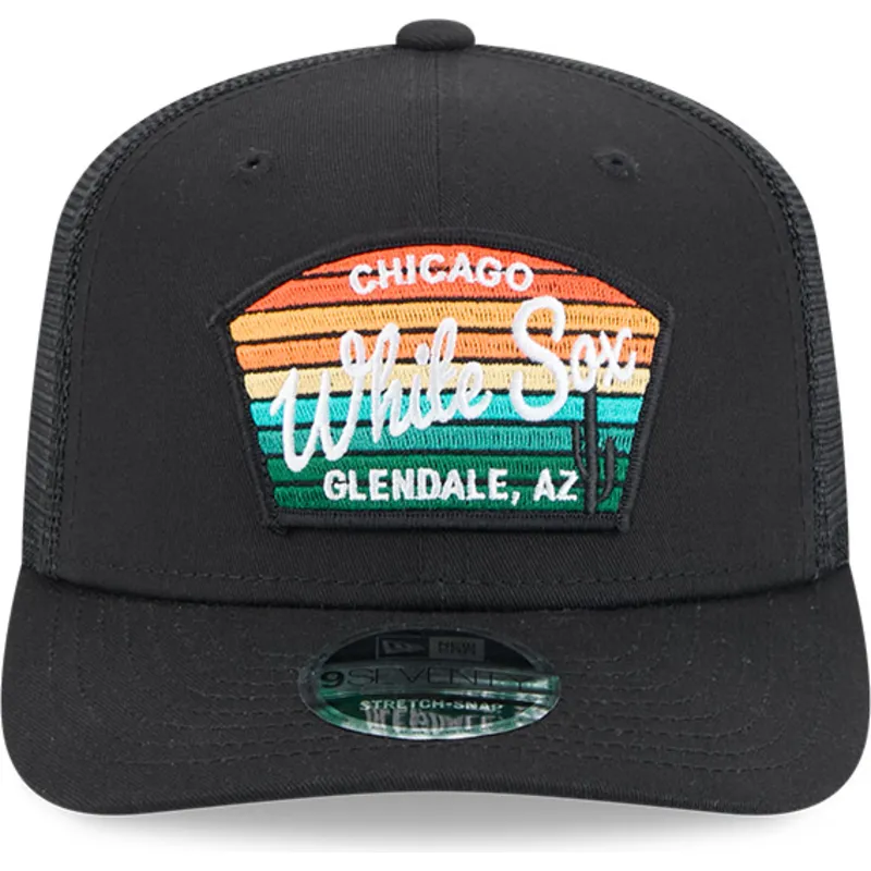 svart-trucker-keps-9seventy-stretch-snap-mesh-spring-training-fan-pack-2025-fran-chicago-white-sox-mlb-av-new-era
