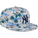 vit-platt-snapbackkeps-9fifty-print-spring-training-fan-pack-2025-av-new-york-yankees-mlb-fran-new-era