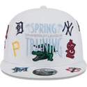 vit-platt-snapbackkeps-9fifty-scatter-spring-training-fan-pack-2025-med-mlb-grapefruit-league-logotyp-fran-new-era
