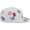 vit-platt-snapback-keps-9fifty-scatter-spring-training-fan-pack-2025-fran-mlb-grapefruit-league-logo-av-new-era