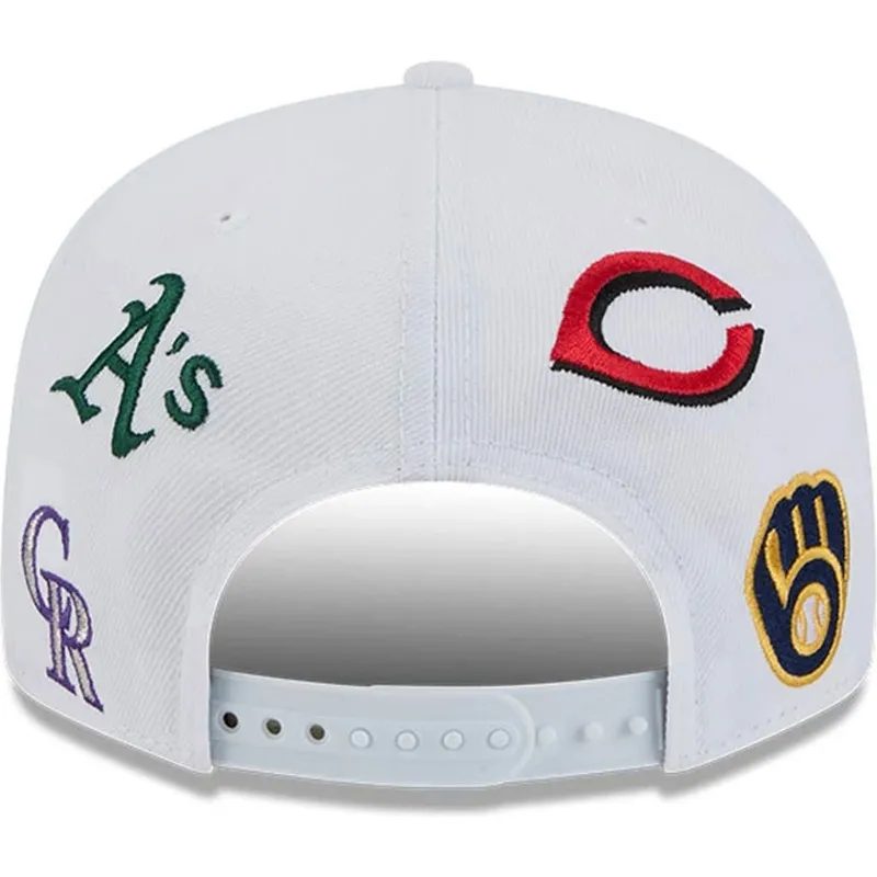 vit-platt-snapback-keps-9fifty-scatter-spring-training-fan-pack-2025-fran-mlb-cactus-league-logo-av-new-era